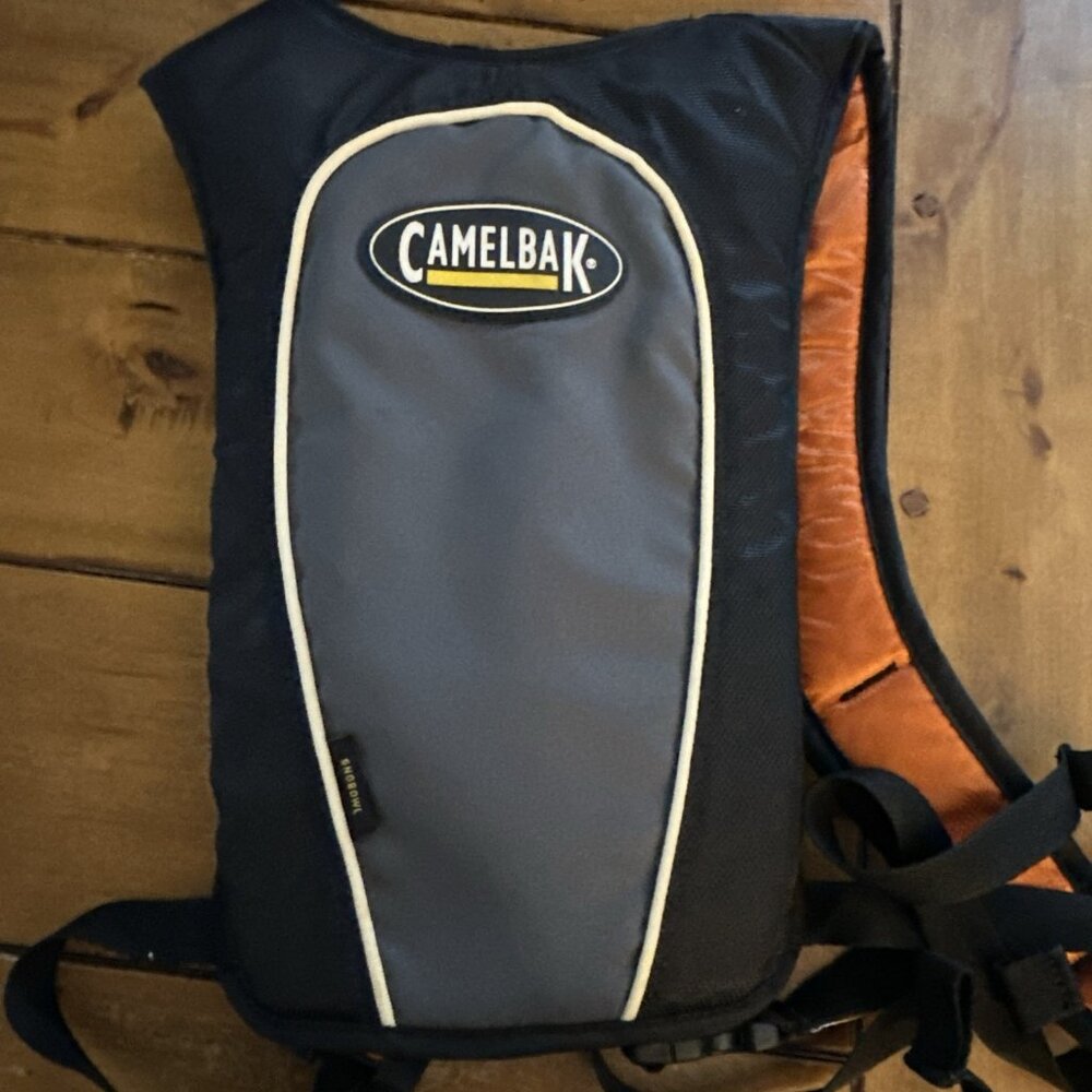 Camelback Snobowl Hydration Backpack w/o Bladder Gray Black Orange 1.5L/50oz